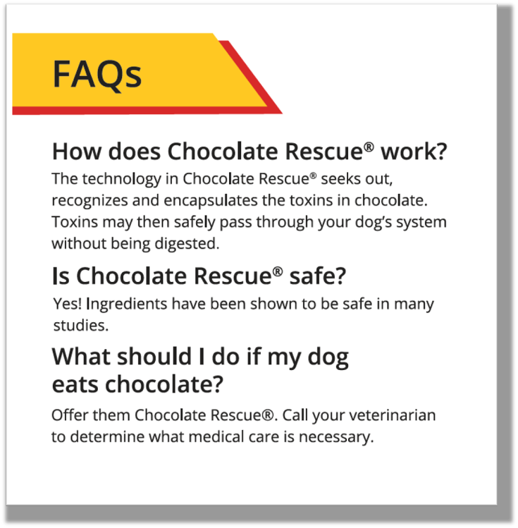 Chocolate Rescue for Dogs - 2 Pack Chewable