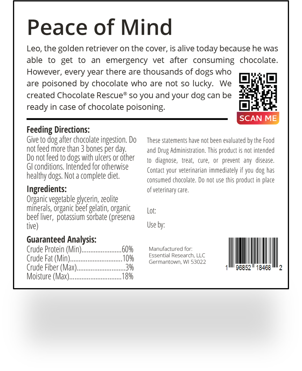 Chocolate Rescue for Dogs